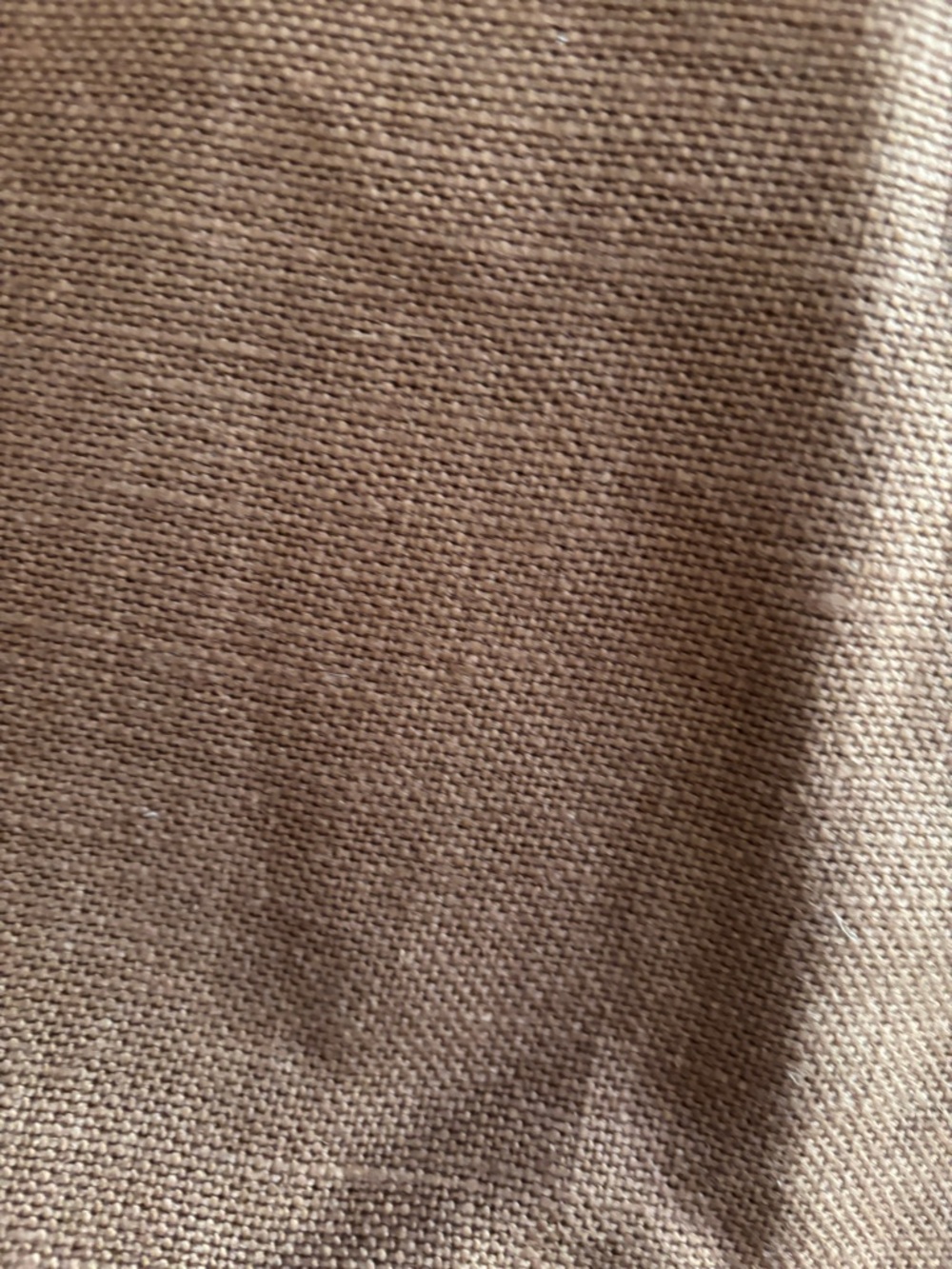 Restoration Hardware Brown Pillow in Linen, 20 inch Square